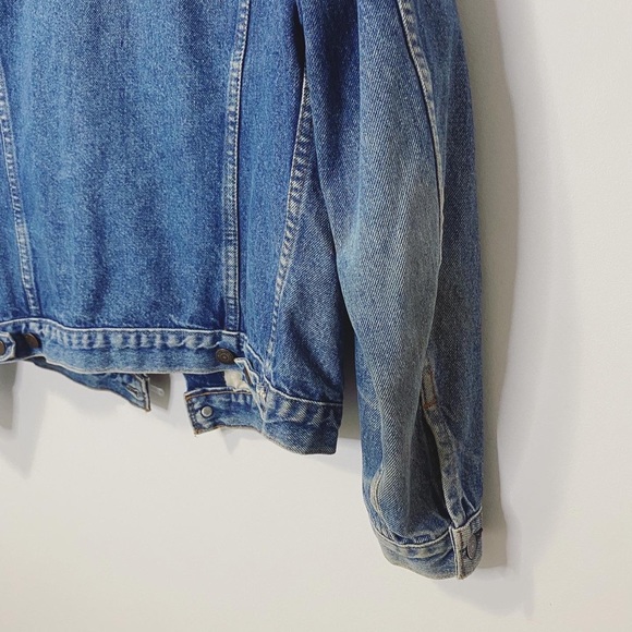 Vintage Levis Trucker Denim Jacket Mid Blue Size S - Picture 12 of 12